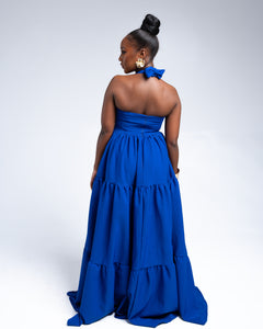 The Angel Royal Blue Maxi Dress