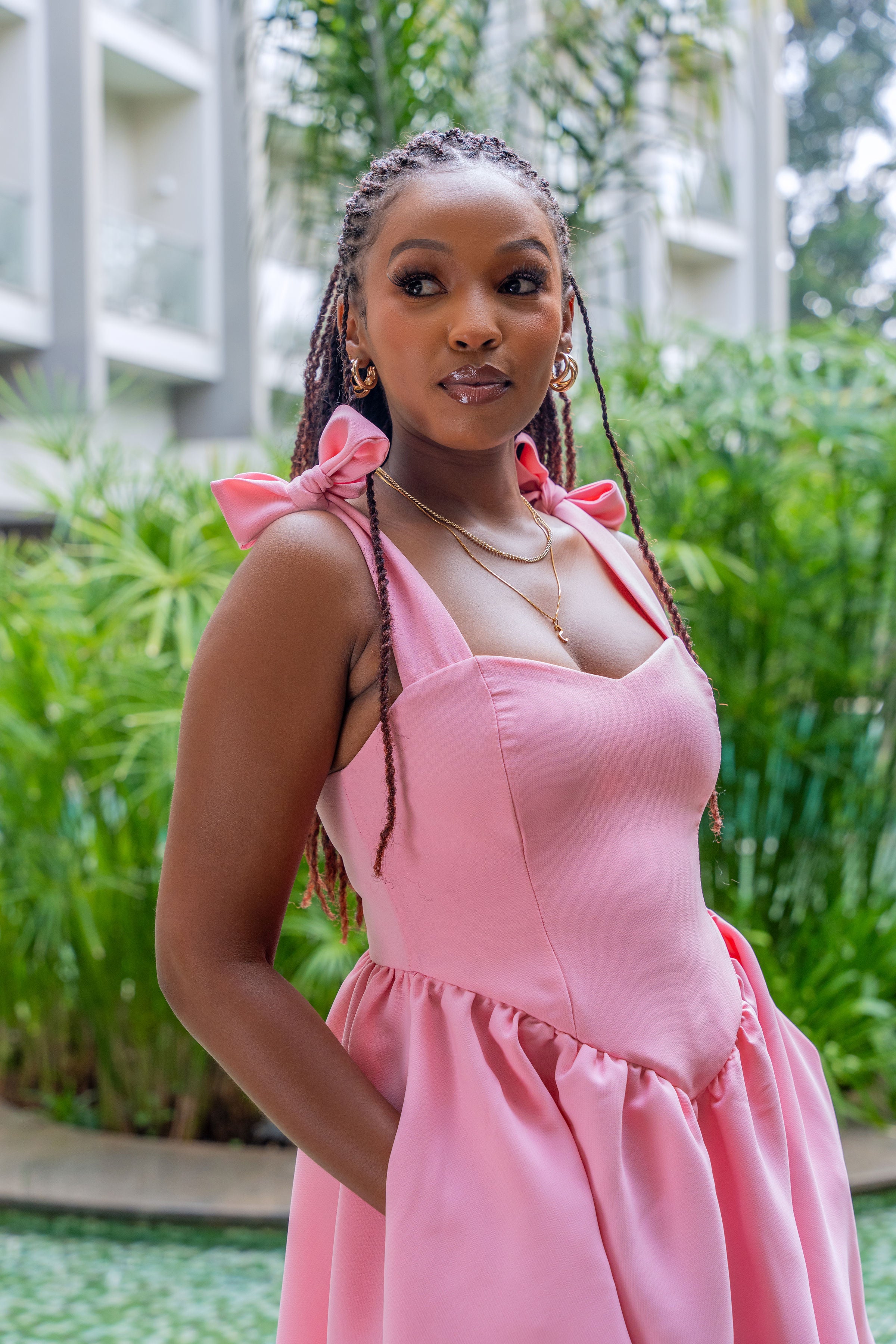 pink dress images The Baby Doll Pink Mini Dress – Epiphany Clothing