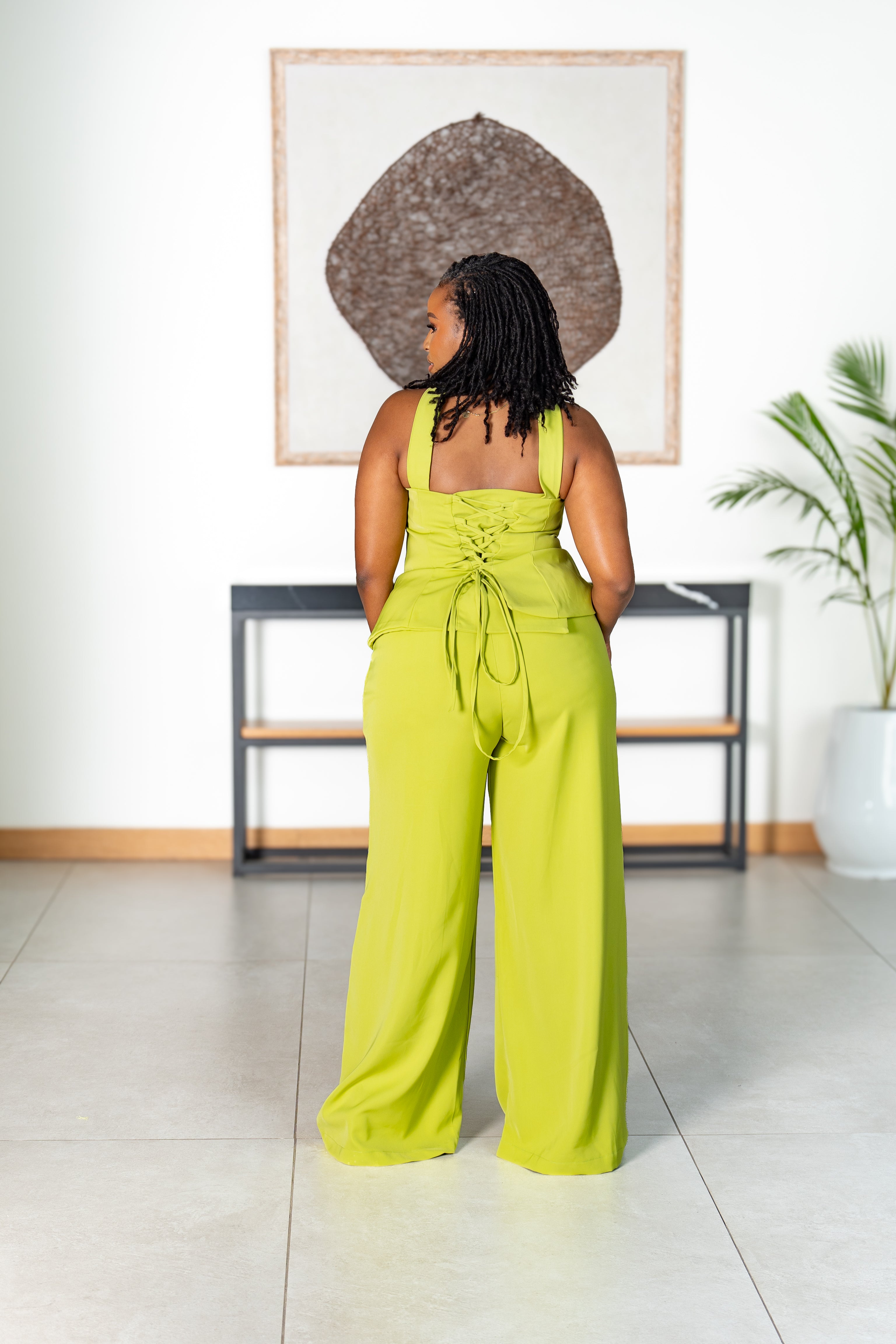The Citrus Green Two Piece Set