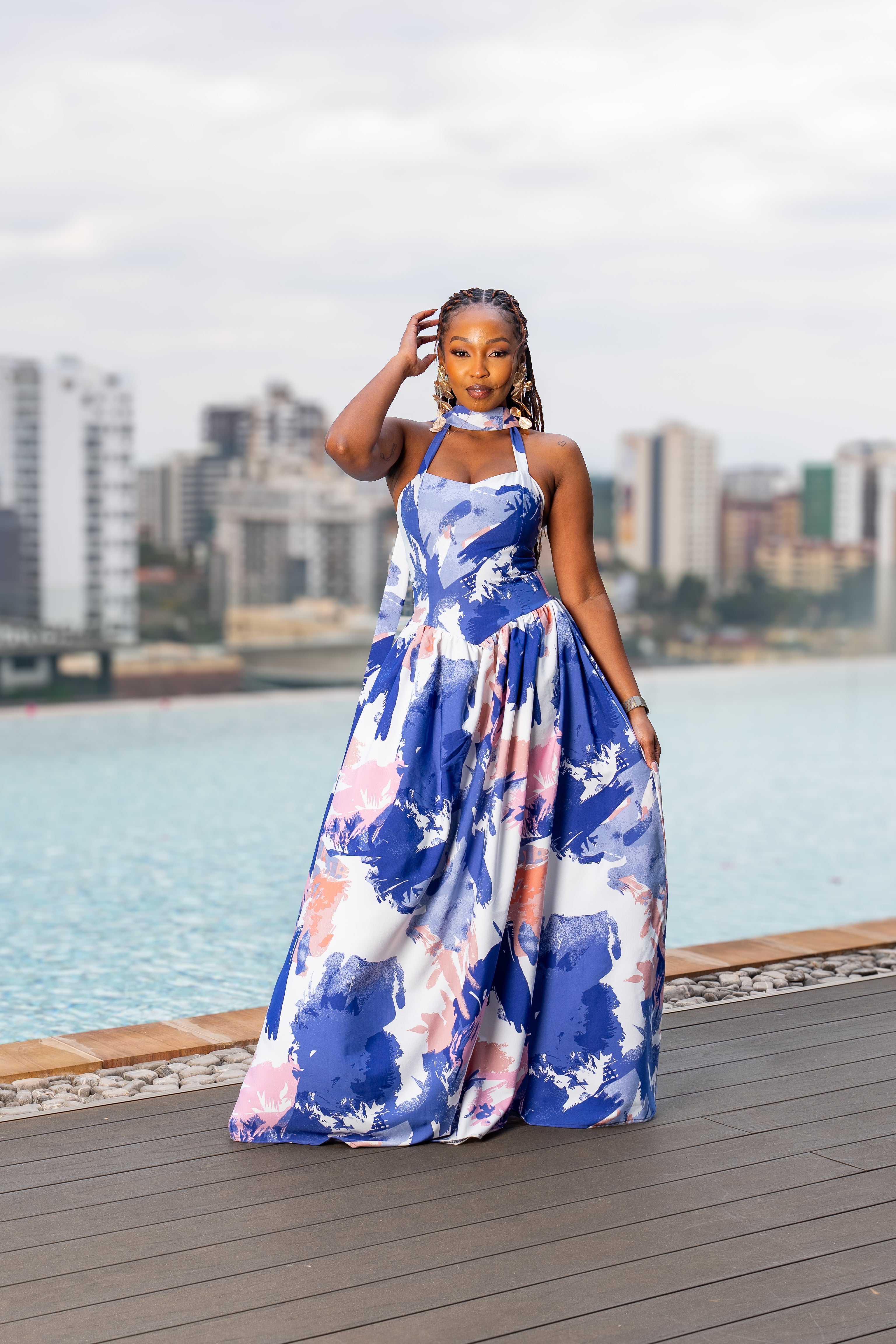 The Day Dream Maxi- Ocean Bloom